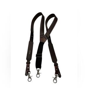 NOCONA LEATHER BASKETWEAVE MEN'S SUSPENDERS